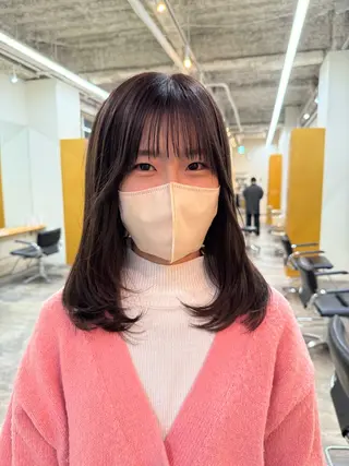 ミディアム MION✂️ 似合わせカットのヘアスタイル