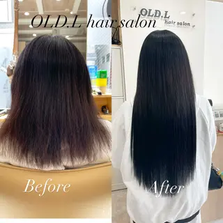 ロング OLD.L所属・エクステ＆カラー専門 羽エクステ　新大久保のヘアスタイル