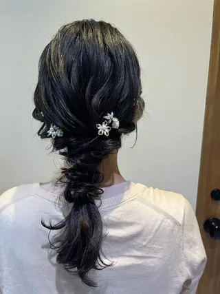 セミロング ❁ヘアメ❁ YUMI ❁ゆみ❁横浜桜木町のヘアスタイル