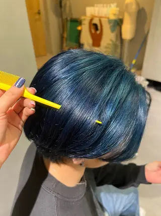 ロング メンズ morrow by suntown所属・💙AKANE ハイトーン特化💙のヘアスタイル