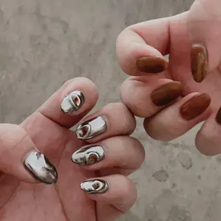 ネイル オオネザワ ユカのヘアスタイル