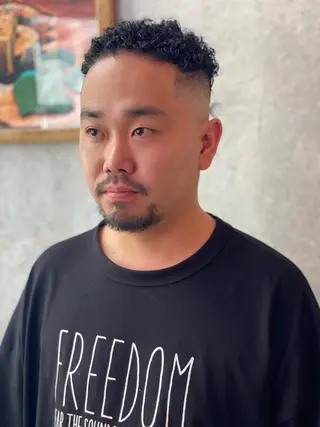 ショート カラー パーマ ヘアアレンジ メンズ キッズ ネイル マツエク・マツパ 中元 淳のヘアスタイル