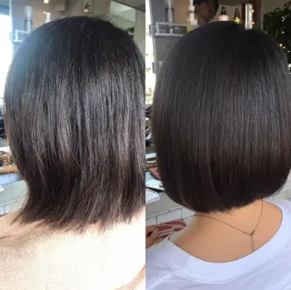 ショート カラー パーマ ヘアアレンジ stylist/蛯谷 珠里のヘアスタイル