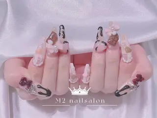 ネイル 長さだし専門店 M2　rikaのネイルデザイン