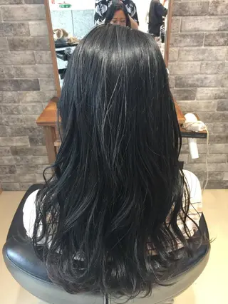 セミロング 所渉/韓国レイヤー /ウルフカットのヘアスタイル