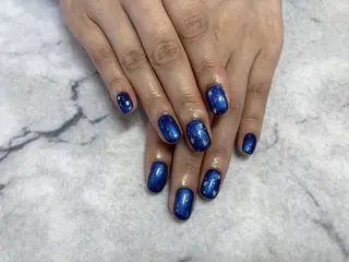 ネイル ネイルリボン 受付スタッフのネイルデザイン