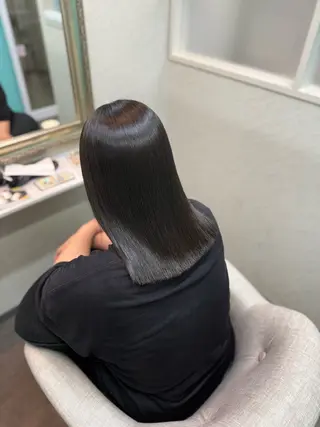 ミディアム 髪質改善/縮毛矯正 アンナ🍊のヘアスタイル