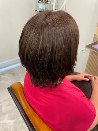 ショート カラー ROPE ナナミのヘアスタイル