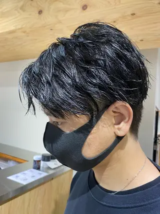 パーマ メンズ メンズブリーチカラー /パーマ ごーた立川のヘアスタイル