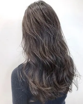 ロング カラー 酸性ストレート/ブリ ーチなし/中村 匠のヘアスタイル