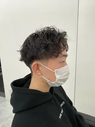 ショート カラー パーマ ヘアアレンジ メンズ 🔷横浜/メンズ TAKUMI🔷のヘアスタイル