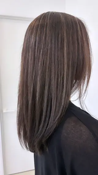 カラー ルプラボウ すぎやまみほのヘアスタイル