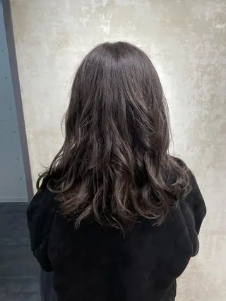 ミディアム blanc hair 西中島MASARUのヘアスタイル