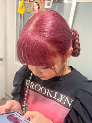 セミロング 🌈いけだ あみ🌷のヘアスタイル