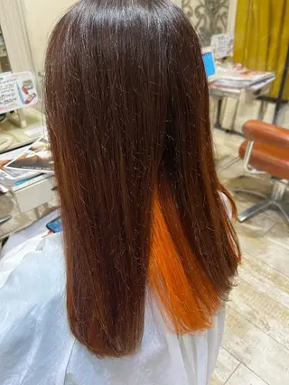 セミロング カラー 今里 雄大のヘアスタイル
