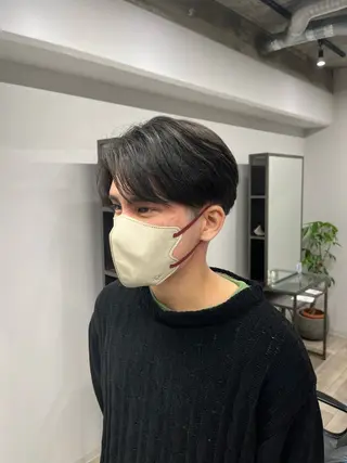 メンズ JIN/暖色カラー /髪質改善/艶髪のヘアスタイル