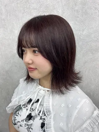 ミディアム カラー ハイトーン・ブリーチ ムラ修正　八須　錬のヘアスタイル