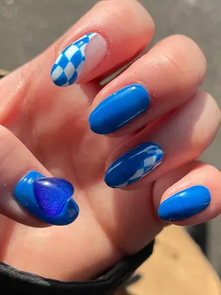 ネイル 🫧飛山琉桜/二条 ネイルアート/束感のマツエク・マツパデザイン