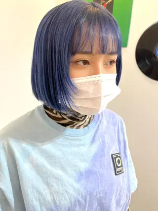 ショート カラー ヘアアレンジ 🧨ブリーチー×ボブ レイヤー💎じゅえるのヘアスタイル