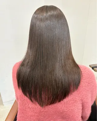 セミロング Wカラー/レイヤーカ ット/韓国/デザインのヘアスタイル