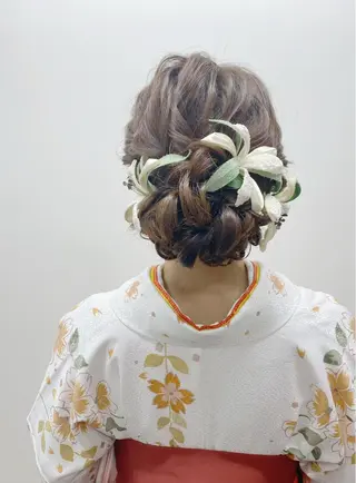 ロング ヘアアレンジ GRANLUSSO 〜グランルッソ駅前店所属・木口 嘉美のヘアスタイル