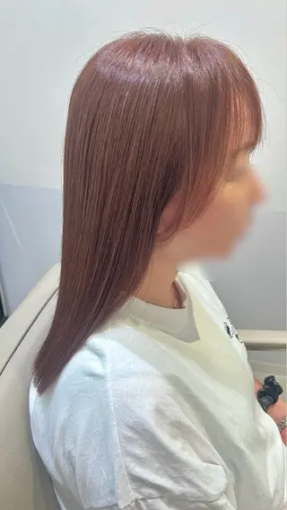 セミロング カラー Eleanor枚方店 店長　飛鳥　薫のヘアスタイル