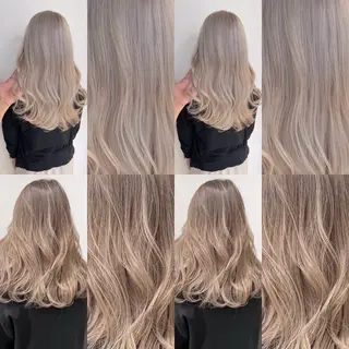 ロング カラー ✨韓国艶髪✨ケア ブリーチ🫧アキラのヘアスタイル