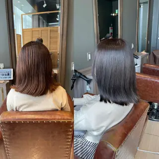 ミディアム 六本木縮毛矯正/髪質 改善/LOANA鈴木のヘアスタイル