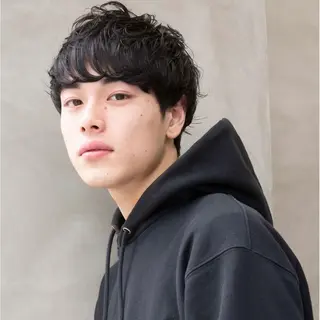 ショート カラー パーマ メンズ yiye 青山所属・無料カットモデル募集 🌱ひょうがのヘアスタイル