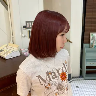 カラー THEN by Wille所属・🍒hina/ 暖色カラー🍒のヘアスタイル