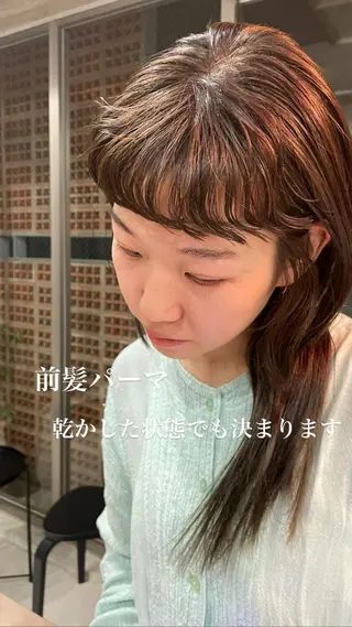 ミディアム カラー パーマ メンズ 吉田一輝 外国人パーマのヘアスタイル