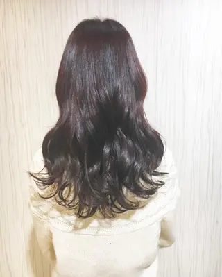 ミディアム セミロング ロング カラー パーマ ヘアアレンジ ✨艶髪✨透明感✨ 山内大樹のヘアスタイル