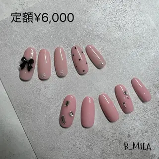 ミディアム B_Mila 水戸   萬城のネイルデザイン