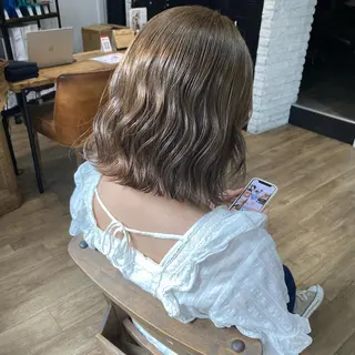 カラー 🌷柔らかクリーミー 🤍kirari🌷のヘアスタイル