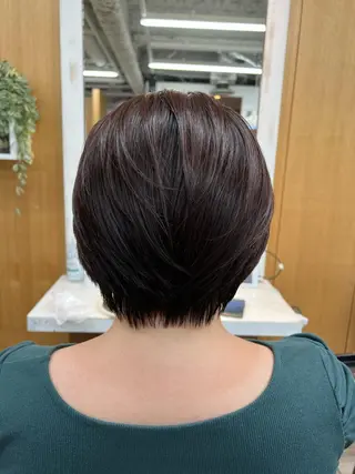 ショート 透明感カラー/ イルミナカラーヒロキのヘアスタイル