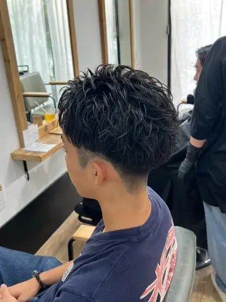 ショート ヘアアレンジ メンズ メンズカット/ レベッカ 髙下 幹大のヘアスタイル