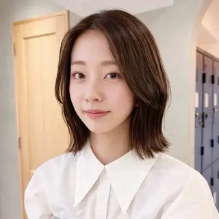 ミディアム カラー ボブ/レイヤー 🌟梅田盛一🌟のヘアスタイル