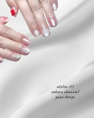 ネイル 🩵atelier- 01 優奈🩵のネイルデザイン