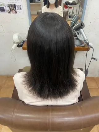 ミディアム パーマ メンズ 金子 明日香のヘアスタイル