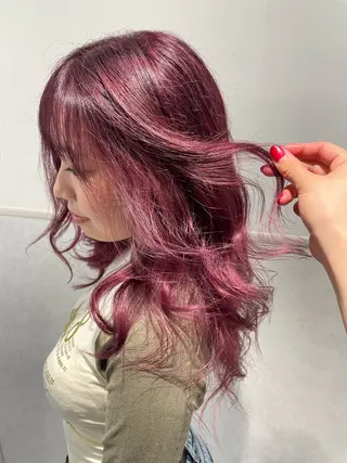ロング カラー ハイトーン/ボブ /HBL/AYUNAのヘアスタイル