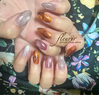 ネイル フルリール 【プライベートサロンのネイルデザイン