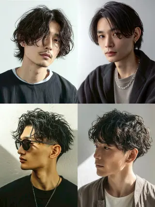 ショート 【明石の艶髪神様】 染澤尋統のヘアスタイル