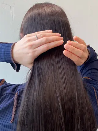 ロング カラー kiitos所属・透明感・脱赤味カラー ▫️雪野花のヘアスタイル