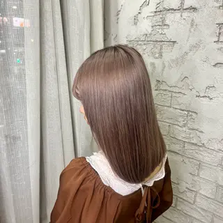 ミディアム 艶髪ブリーチカラー 💗manaka💗のヘアスタイル