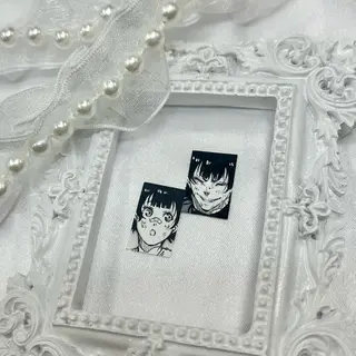 ミディアム ネイル 池袋痛ネイル Nok. 渡辺のネイルデザイン