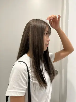 ロング カラー モテヘア/グレージュ /ボブ/前原汐🎐のヘアスタイル
