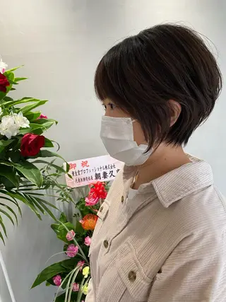 ショート カラー 谷合 貴志のヘアスタイル