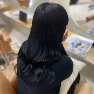 ロング カラー 棚瀬 寧麻のヘアスタイル
