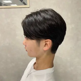 パーマ メンズ ダウンパーマ特化💎 ボブ・レイヤーりなのヘアスタイル