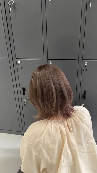 カラー ミルクティーベージュ 新潟万代/MANA♡のヘアスタイル